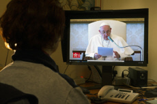 Coronavirus, retransmission de l'audience générale du Pape.