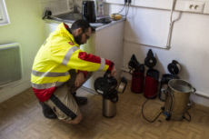 Coronavirus Covid-19, distribution alimentaire, par l’Ordre de Malte France.