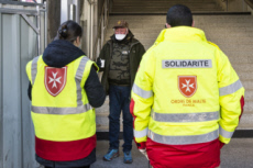 Coronavirus Covid-19, distribution alimentaire, par l’Ordre de Malte France.