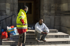 Coronavirus Covid-19, distribution alimentaire, par l’Ordre de Malte France.
