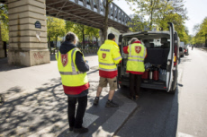 Coronavirus Covid-19, distribution alimentaire, par l’Ordre de Malte France.