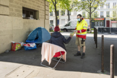 Coronavirus Covid-19, distribution alimentaire, par l’Ordre de Malte France.