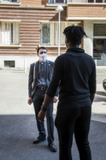 Coronavirus, Covid-19, les prêtres à la rencontre des paroissiens.