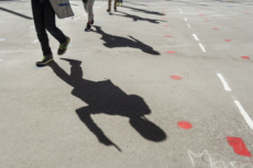 France, Covid-19, reprise des cours pour des élèves d'une classe de CE2.