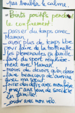 France, Covid-19, reprise des cours pour des élèves d'une classe de CE2.
