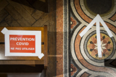 Coronavirus, aménagement de l’église suivant les mesures sanitaires.