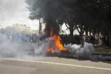 Manifestaton des personnels soignants à Paris.