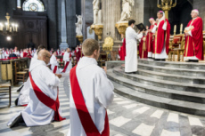 Messe d'ordinations sacerdotales.