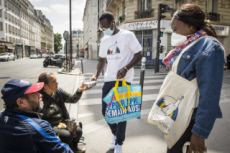 Maraude de la communauté de San't Egidio à Paris.