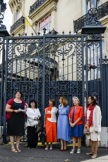 Sept femmes candidates à des fonctions diverses dans l'Eglise.