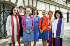 Sept femmes candidates à des fonctions diverses dans l'Eglise.