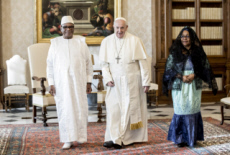 Le pape François reçoit le président de la République du Mali.