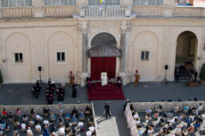 Audience générale dans la cour Saint-Damase du Palais apostolique, Vatican.