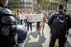 Manifestation des Gilets jaunes à Paris.