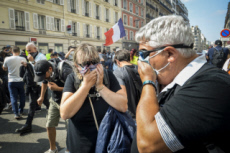 Manifestation des Gilets jaunes à Paris.