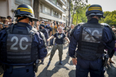 Manifestation des Gilets jaunes à Paris.