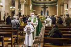 Messe, procession de sortie.