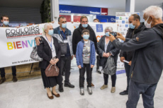 Arrivée en France de réfugiés, via les “couloirs humanitaires".