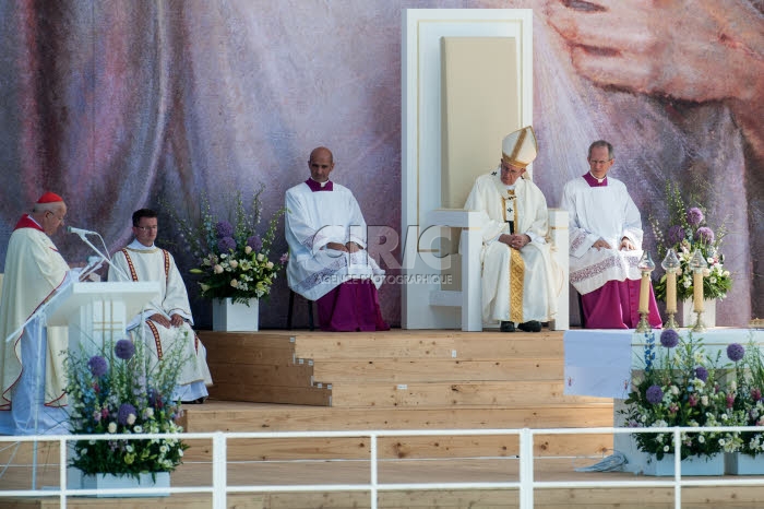 Messe d’Envoi célébrée par le pape François au campus Misericordiae