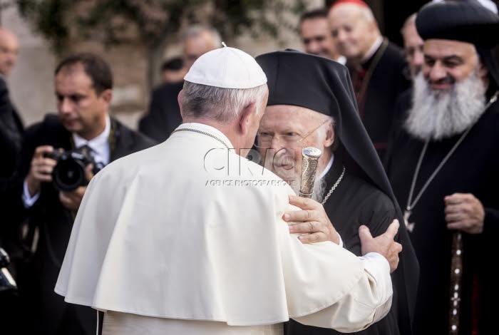 Le pape François à la 30e Rencontre internationale pour la paix, à Assise, Italie