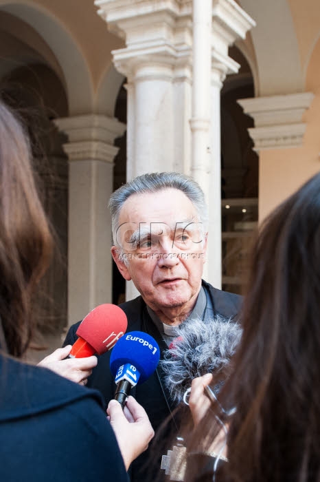 Interview de Mgr Georges PONTIER lors du sommet sur la pédophilie et les abus sexuels à Rome