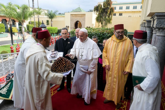 Visite du pape François au Maroc.