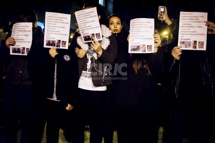 Manifestation de soutien après la mort de Shaoyo Liu