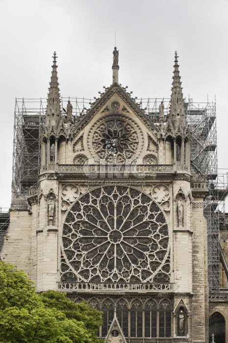 Incendie de la cathédrale Notre-Dame de Paris.