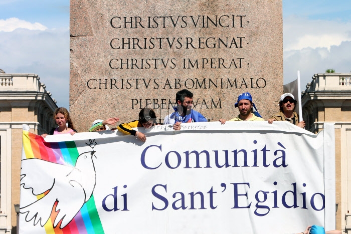 Membres de la communauté de Sant'Egidio