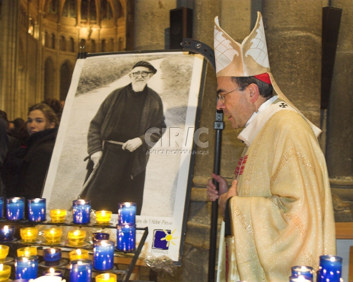 Messe à la mémoire de l'Abbé Pierre