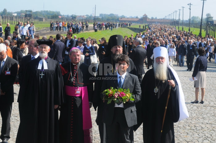 Marche pour la paix à Birkenau