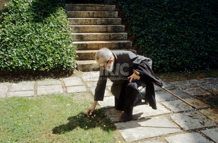 L'Abbé Pierre à Saint Wandrille