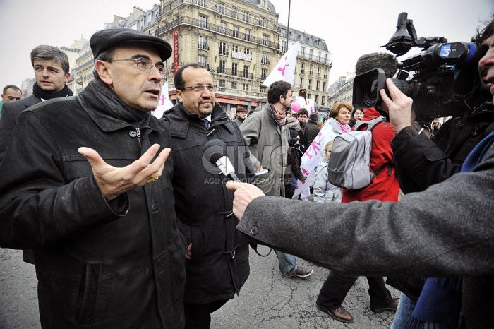 Manifestation contre le mariage pour tous