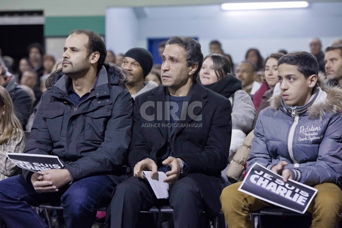 Hommage aux victimes de Charlie Hebdo à Bussy-Saint-Georges