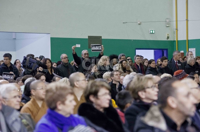 Hommage aux victimes de Charlie Hebdo à Bussy-Saint-Georges
