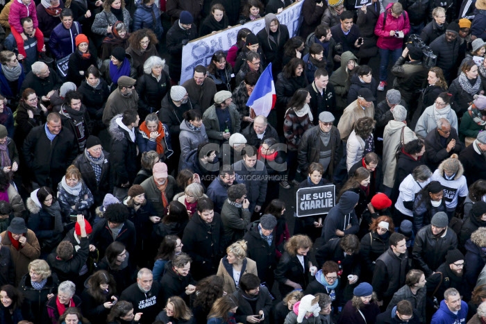 Rassemblement républicain suite aux attentats terroristes