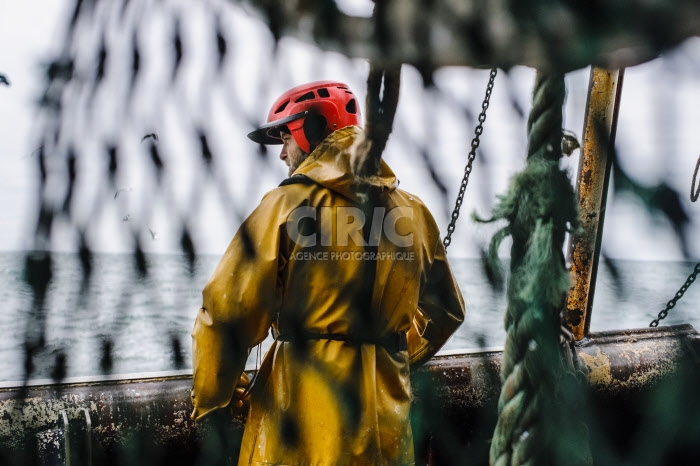 Pêche dans la Manche sur un chalutier