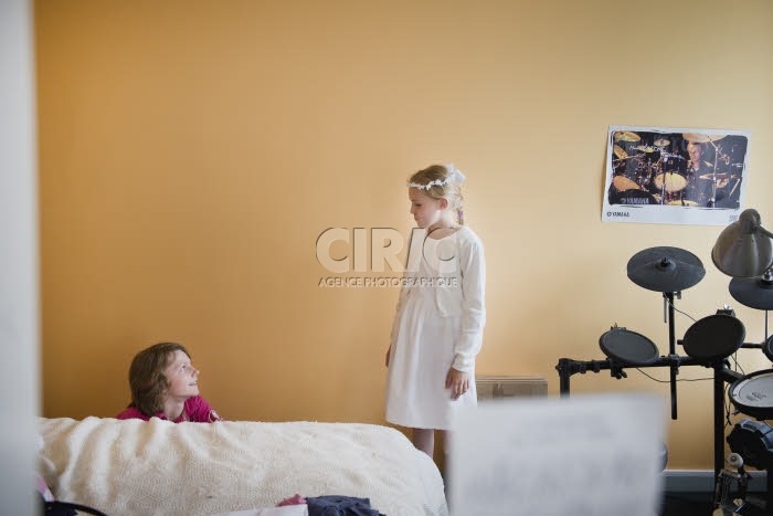Première communion de Nell et Wiktoria