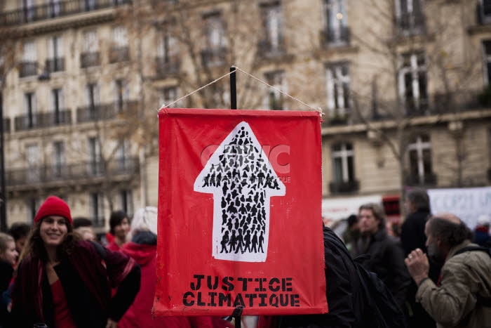 Manifestation justice climatique COP 21