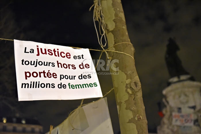 9e Nuit Debout. Place de la République à Paris