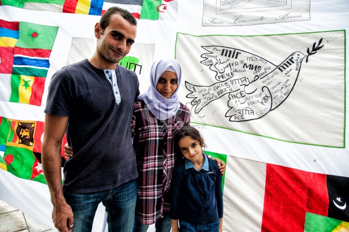 Rencontre internationale pour la paix à Assise, Italie.