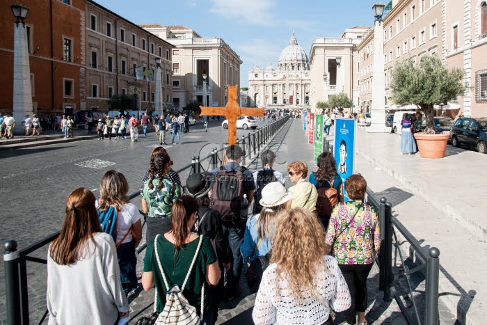 Jubilé des catéchistes à Rome, Italie.