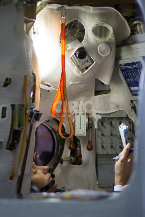 L'astronaute français Thomas PESQUET pour la mission Proxima Soyouz MS-03