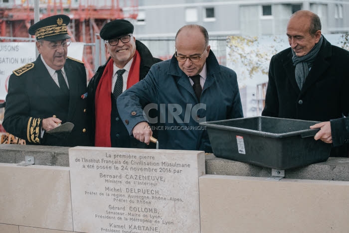 Pose de la 1ère pierre de l'IFCM à Lyon