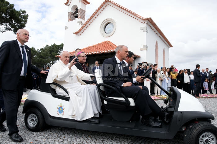 Voyage apostolique du pape François à Fatima.