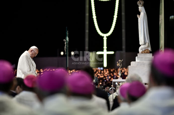 Voyage apostolique du pape François à Fatima.