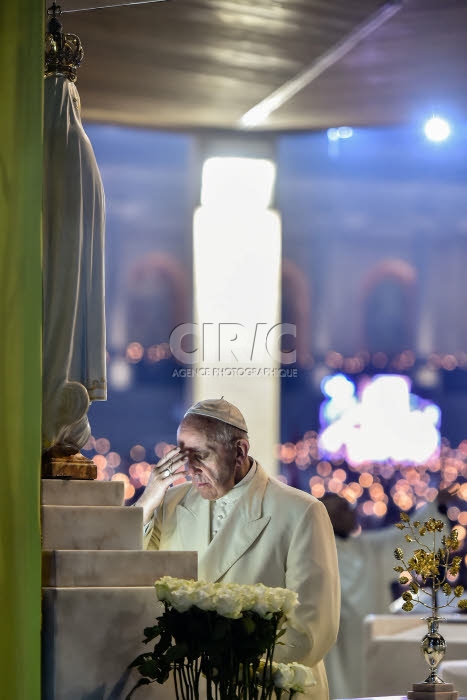 Voyage apostolique du pape François à Fatima.