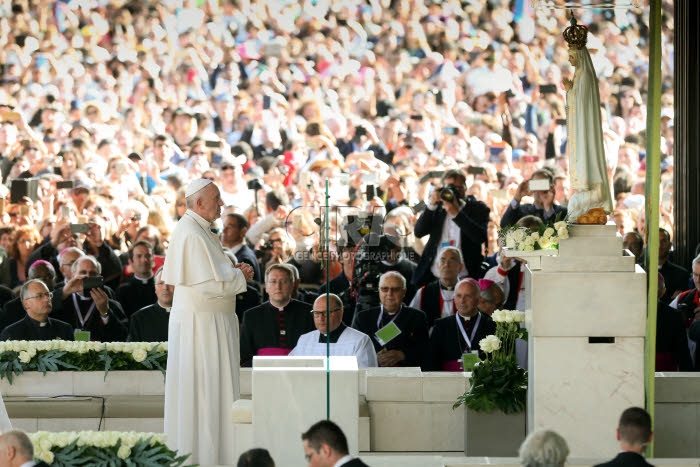 Voyage apostolique du pape François à Fatima.