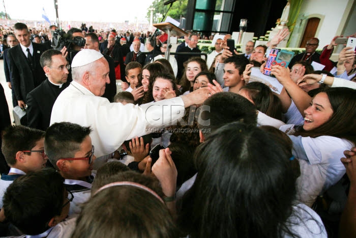 Voyage apostolique du pape François à Fatima.