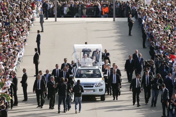 Voyage apostolique du pape François à Fatima.